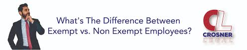 In most cases, with few exceptions, if an employee works in the capacity of either an administrative, professional, or executive role, he or she is exempt. What S The Difference Between Exempt Vs Non Exempt Employees Crosner Legal