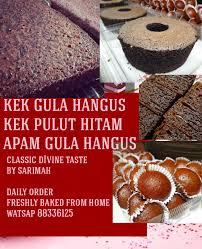 Bahan a 2 cawan gula 2 cawan air panas bahan a adalah untuk dijadikan gula hangus. Tempa Kek Gula Hangus Apam Gula Hangus Kek Pulut Hitam Facebook
