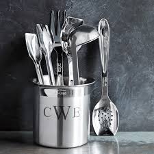 Maybe you would like to learn more about one of these? Monogrammed All Clad Stainless Steel Kitchen Tool Set Set Of 6 Williams Sonoma