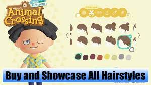 Do you like this video? Animal Crossing New Horizons Where To Buy All Hairstyles Showcase Of All Options Youtube