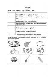 English Worksheet Pre School Science Worksheet Grow Glow Go