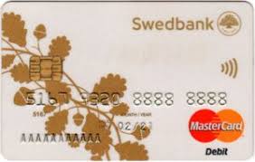 Contactless mastercard debit payment card. Bank Card Mastercard Debit Paypass Swedbank Lithuania Col Lt Mc 0020