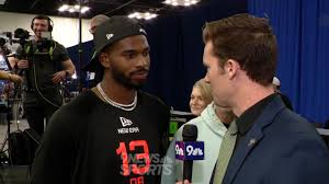 9NEWS speaks with Shedeur Sanders at NFL Combine