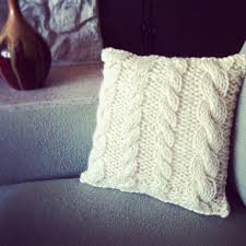 Standard sham monogram will be 3 in height and centered on the sham. Knitting Pattern Of Euro Sham Pillow With Cables Knitting Things
