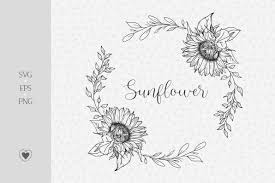 Free Free 189 Sunflower Drawing Svg SVG PNG EPS DXF File