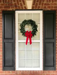 Xmas decorations outdoor ideas for windows. Easy Way To Hang Outside Window Wreaths Intelligent Domestications
