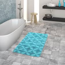 Wenn sie ein badezimmer in kälteren strengen neutralen farben möchten, dann können sie sich ruhig für die blauen nuancen, die auch etwa grau wirken, entscheiden. Badematte Kurzflor Teppich Fur Badezimmer Kaufland De