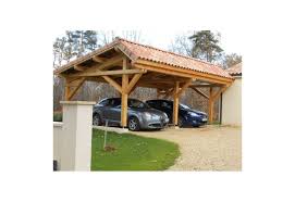 Abris De Voiture Vente D Un Carport En Bois Asymetrique Deux Places Abri De Jardin Abri De Jardin Bois Abri Camping Car