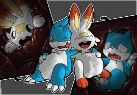 htfcuddles: Veemon and Scorbunny ate Veemon and Scorbunny