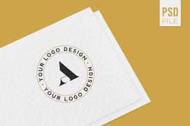 Minimal Logo Mockup In 2020 Logo Mockup Minimal Logo Logo Design