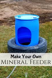 Diy Cattle Mineral Feeder Cattle Feeder Cattle Farming Cattle