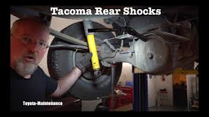 If u are just replacing ur rear shocks and not doin anything else, then u need to jack the truck up at all. How To Replace Rear Shocks On Toyota Tacoma Youtube