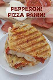 Pepperoni Pizza Panini Cuisinart Griddler Recipes Best Panini Recipes Panini Recipes