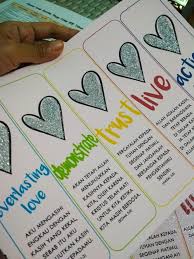 Bookmark || cara membuat pembatas buku Pembatas Alkitab Bertema Kasih Ancianceonce