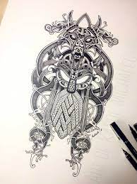 Deviantart is the world's largest online social community for artists and. Fenrir Tyr Viking Artwork By Me Norse Tattoo Rune Tattoo Nordic Tattoo