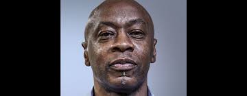 Mark Walters with Pat Nevin at the Edinburgh International Book Festival