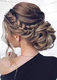 20 Easy And Perfect Updo Hairstyles For Weddings Elegantweddinginvites Com Blog Mother Of The Bride Hair Medium Hair Styles Braided Hairstyles For Wedding