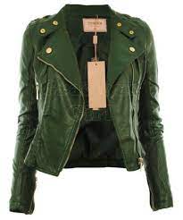 Diana New Womens Faux Leather Biker Gold Button Zip Crop Ladies Jacket Coat Ebay Cropped Faux Leather Jacket Coats Jackets Women Leather Jackets Women