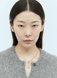 Women Blondie Pearl Drop Necklace In Gold