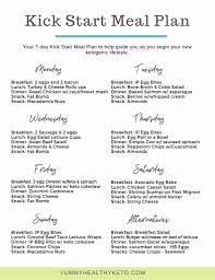 If you would like to use them for multiple people, simply multiply the ingredient quantities by the total number of people. 7 Day Kick Start Meal Plan Yummy Healthy Keto
