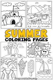 coloriages d ete imprimables 30 modeles mes emplois preferes petites images de licornes