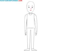 Last, in the list of, easy cartoon characters to draw is the grinch. How To Draw A Person Easy Drawing Tutorial For Kids
