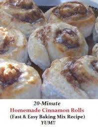 Bisquick Cinnamon Roll Recipe Bisquick Recipes 20 Minute Cinnamon Rolls Bisquick Recipes Baking Mix Recipes Bisquick Recipes Breakfast