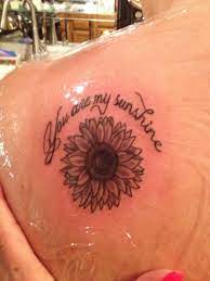 You Are My Sunshine Tattoos Google Search Sunshine Tattoo Sunflower Tattoo Shoulder Sunflower Tattoo