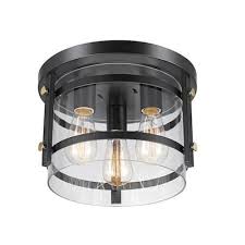 Rustic Ceiling Lights At Lowes Com In 2020 Rustic Flush Mount Lighting Globe Electric Flush Mount Ceiling Lights