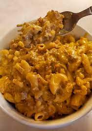 Almost Homemade Bacon Cheeseburger Hamburger Helper The Daily Change Jar Recipe Bacon Pasta Recipes Recipes Food