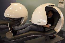 Users use the pods to take private sleep breaks, often aided by technology and ambient features. Nap Pods In The Office Our Favorite New Workplace Trend