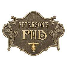 whitehall hops and barley beer pub plaque beer wall beer pub pub signs