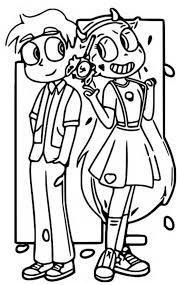 Coloring Page Star Vs The Forces Of Evil Star Butterfly And Marco Diaz 4 Star Vs The Forces Of Evil Coloring Pages Star Butterfly
