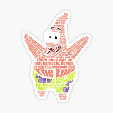 I can't see my forehead. Patrick Star Quotes Stickers Redbubble