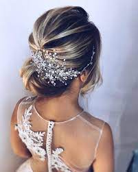 Gorgeous Updo Wedding Hairstyle Bridal Hairstyle Ideas Hairstyle Weddinghair Hairstyles Wedding Hair Clips Crystal Bridal Hair Vine Bridal Hair Clip