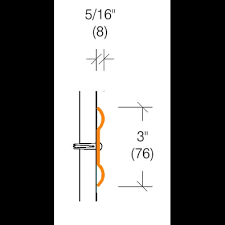 Clear chair rail wall guards allow existing wall color or patterns to show through. Clear Chair Rail 3 W X 96 L