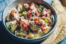 Sweet Spicy Bbq Roasted Cauliflower Salad Vegan Gluten Free Moon And Spoon And Yum