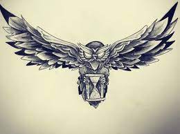 From a small perched owl design on your finger to a realistic flying owl back piece or even a neck tattoo, there's an option to suit every guy. Drew Moore