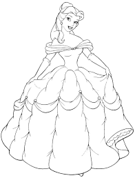 Select from 35723 printable coloring pages of cartoons, animals, nature, bible and many more. Free Printable Belle Coloring Pages For Kids Disney Princess Coloring Pages Princess Coloring Pages Belle Coloring Pages