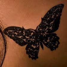 Lace Butterfly Tat Lace Tattoo Tattoos For Women Trendy Tattoos