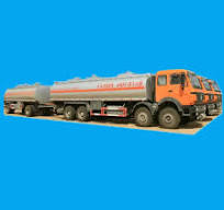Beiben (North Benz 8X4 Tanker) 30000L +15000 Liters Fuel Tank Truck with  Full Tank Trailer