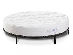 Ensemble Sommier Matelas Rond Roma De Dreamea Play 220x220cm Matelas Rond Matelas Et Latte Bois