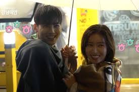 My id is gangnam beauty romance scene. Watch Astro S Cha Eun Woo Throws Punches And Cuddles With Im Soo Hyang In My Id Is Gangnam Beauty Making Video Soompi