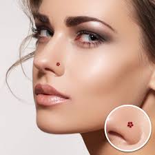 Amazon.com: 20 Pieces Box Set of Mix Colored Multi Crystal Stone Flower Top  22 Gauge 925 Sterling Silver L Shape Nose Stud : Clothing, Shoes & Jewelry