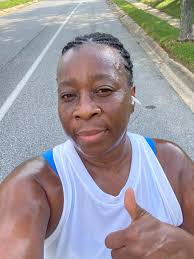 Sunday morning walk and jog around rest area