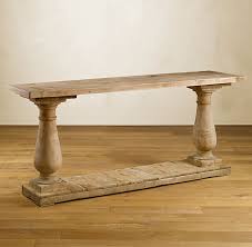 Balustrade Salvaged Wood Console Table 71 W X 18 D X 30 H Weight 53 Lbs 58 W X 18 D X 30 H Wood Console Modern Console Tables Wood Console Table