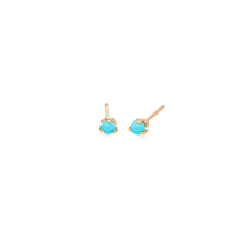 Check spelling or type a new query. Zoe Chicco Zoe Chicco 14kt Gold Turquoise Prong Stud Earrings