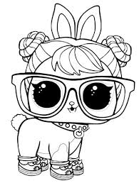 Dolls are so cute and make great coloring pages. Lol Pets Coloring Pages Coloring Home