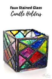 P).let's not go deep into that discussion :). Diy Faux Stained Glass Candle Holders Rhythms Of Play
