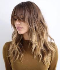 Pair it with short layered bangs that will sweep across nicely over the forehead. 53 Popular Medium Length Hairstyles With Bangs In 2021 Hair Styles Long Hair Styles Hair